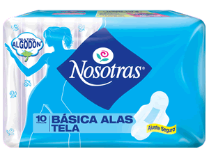 TOALLA SANITARIA NOSOTRAS BASICA ALAS