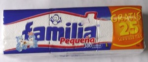 SERVILLETA FAMILIA ECONOMICO X 300