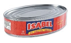 SARDINA ISABEL EN ACEITE VEGETAL DE 425GR
