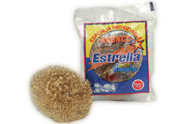 ESTROPAJO DORADO ESTRELLA